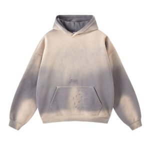 Acid Wash Hoodie Custom Oversized Plain Acid Vintage Washed Heavyweight Hoodie Men Wholesale Acid Wash Pullover Hoodies Men's Acid Wash Oversized Pullover Hoodie