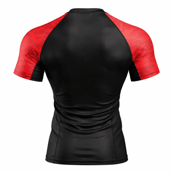 Custom Men Compression Shirt Quick Dry Short Sleeve Gym Fitness Sportswear Stretch Fit Training T Shirt OEM1 Custom Men's Compression Shirt – Quick Dry