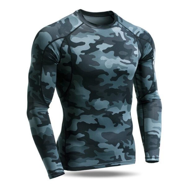 Men’s Camouflage Compression Shirt Long Sleeve Rash Guard Quick Dry Gym Fitness Running Sports Training T Shirt Custom Design11 Men’s Camouflage Compression Shirt Long Sleeve Rash Guard Quick Dry Gym Fitness Running Sports Training T Shirt Custom Design11