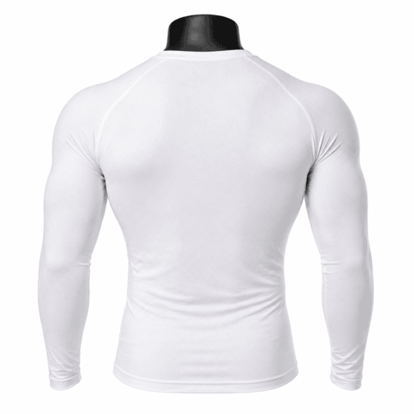 Men’s Long Sleeve Compression Shirt Graphic Print Gym Fitness Tight Base Layer Sportswear Custom OEM Wholesale1 Men's Long Sleeve Graphic Compression Shirt
