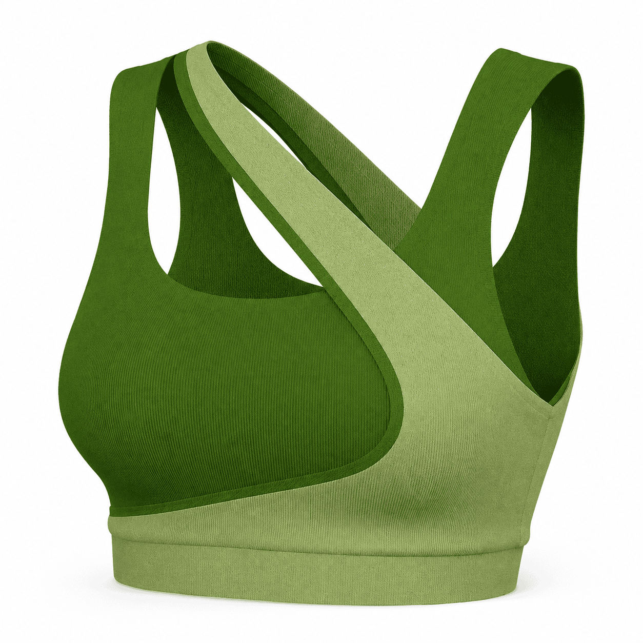 ChatGPT Image Aug 10, 2026, 05_11_05 PM Custom Green Sports Bra by Pexton Apparel