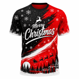 Custom Merry Christmas T-Shirt Custom Merry Christmas T-Shirt