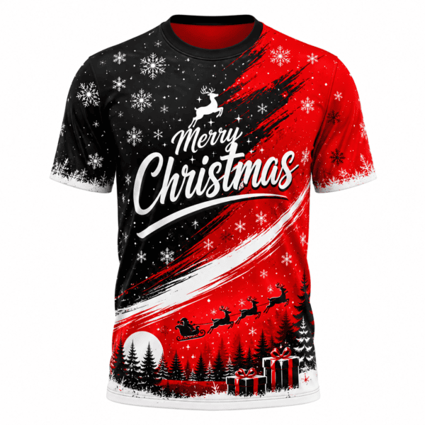 Custom Merry Christmas T-Shirt Custom Merry Christmas T-Shirt