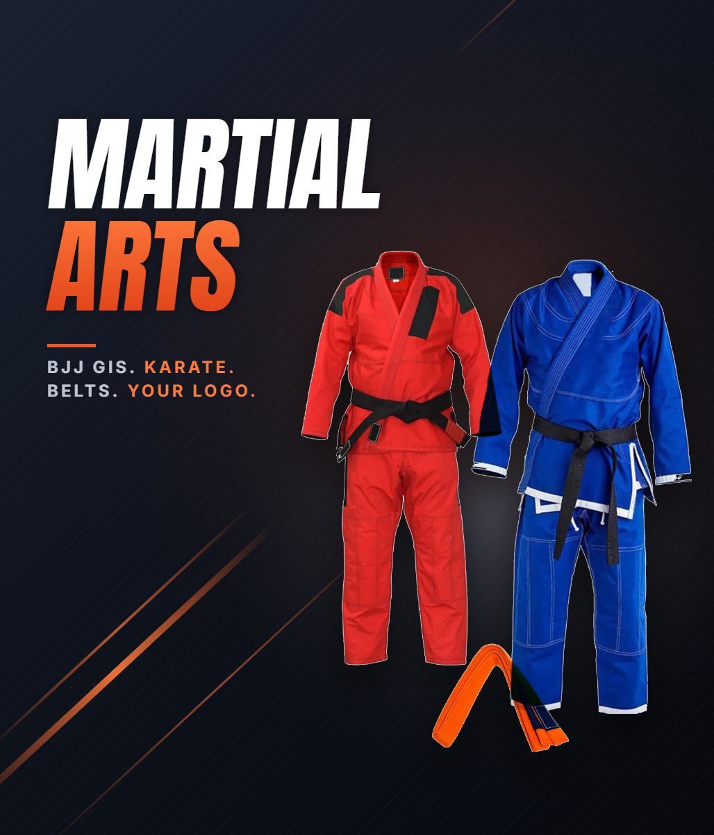 Custom BJJ gi and martial arts uniform manufacturer