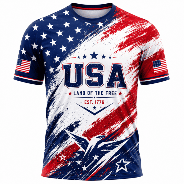 Custom USA Patriotic T-Shirt