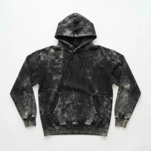 Custom Acid Wash Hoodie – Black Mineral Wash Black mineral acid wash hoodie
