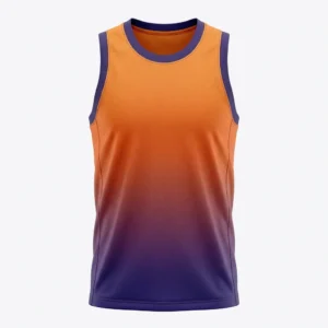 Custom Basketball Jersey – Orange to Purple Fade Orange to purple gradient basketball jersey
