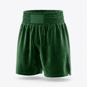 Custom Boxing Shorts – Green Velvet Green velvet boxing shorts