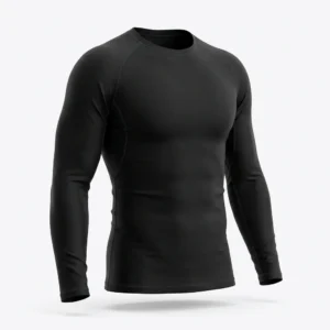 Custom Compression Shirt – Black Long Sleeve Black long sleeve compression shirt