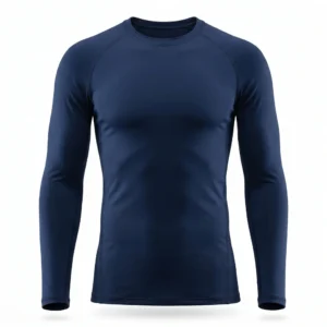 Custom Compression Shirt – Navy Long Sleeve Navy long sleeve compression shirt