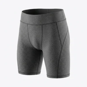 Custom Compression Shorts – Heather Grey Heather grey compression shorts