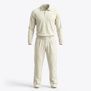 Classic cream long sleeve cricket whites