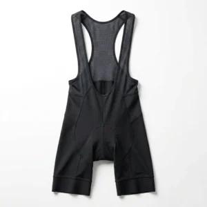 Custom Cycling Bib Shorts – Black Mesh Pro Bib Black pro cut cycling bib shorts with mesh back