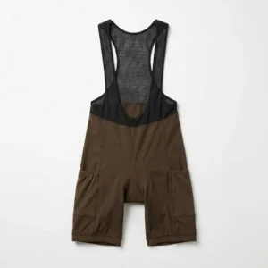 Custom Cycling Bib Shorts – Brown Gravel Cargo Bib Brown gravel cargo cycling bib shorts