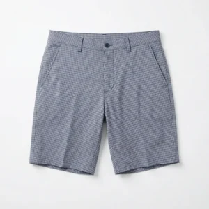 Custom Golf Apparel – Navy Check Golf Shorts Navy mini check golf shorts