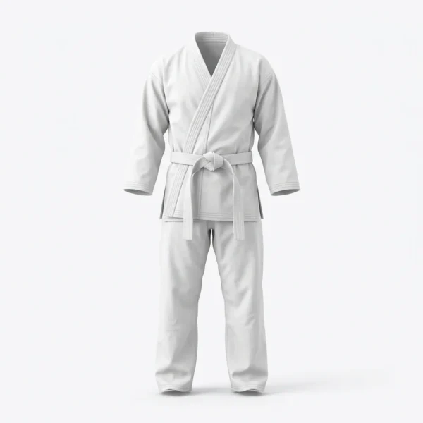 Lightweight white karate gi