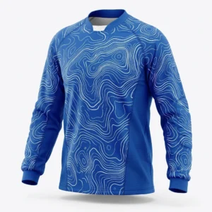Custom Paintball Jersey – Blue Topographic Blue topographic paintball jersey