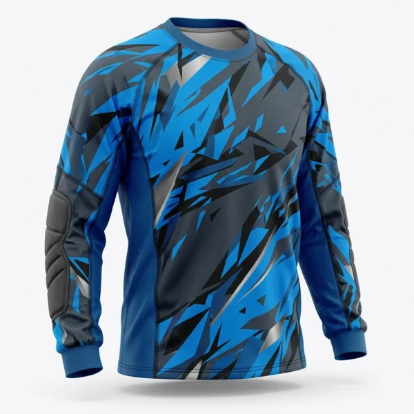 Custom Paintball Jersey – Blue Shard Camo Blue shard camo paintball jersey