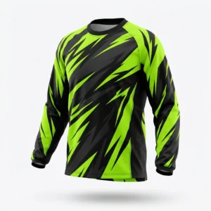 Custom Paintball Jersey – Neon Green Slash Neon green and black paintball jersey