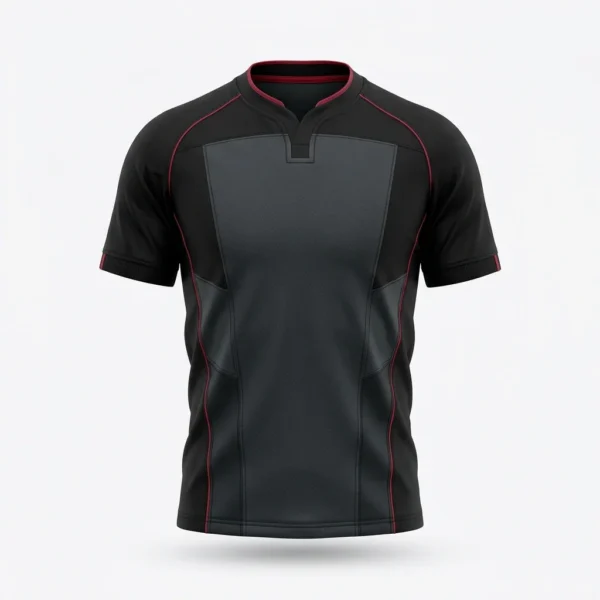 Custom Rugby Shirt – Black Match Day Black match day rugby jersey