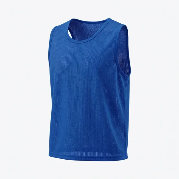 Royal blue mesh training bib