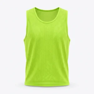 Custom Training Bib – Fluorescent Green Fluorescent green mesh training bib