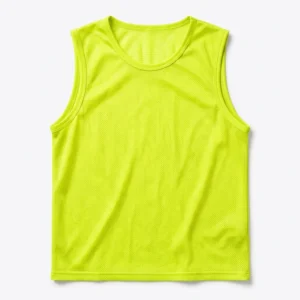 Custom Training Bib – Fluorescent Yellow Fluorescent yellow mesh training bib