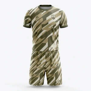 Desert camo soccer kit