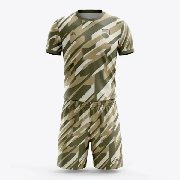 Desert camo soccer kit