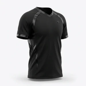 Custom Volleyball Jersey – Black Minimal Black minimal volleyball jersey