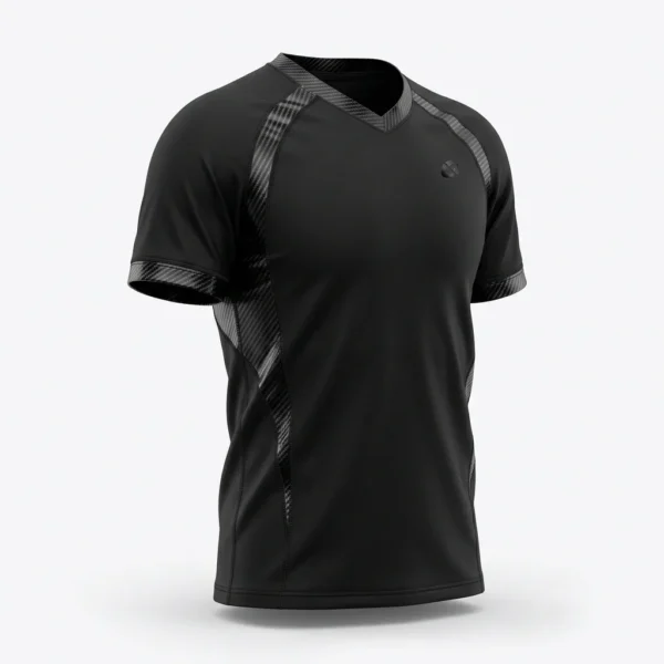 Custom Volleyball Jersey – Black Minimal Black minimal volleyball jersey