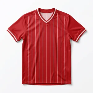Custom Volleyball Jersey – Red Pinstripe Red pinstripe volleyball jersey