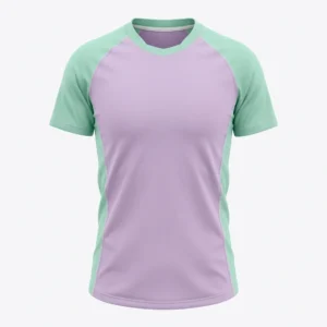 Custom Volleyball Jersey – Lilac & Mint Raglan Lilac and mint raglan volleyball jersey