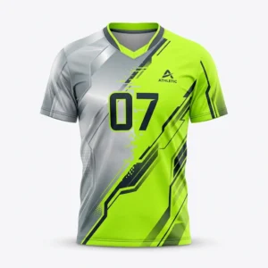 custom-volleyball-jersey-24 Grey and volt volleyball jersey