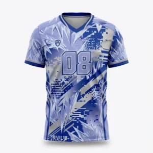 Lilac ice numbered volleyball jersey