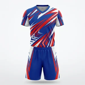 Red white and blue volleyball uniform