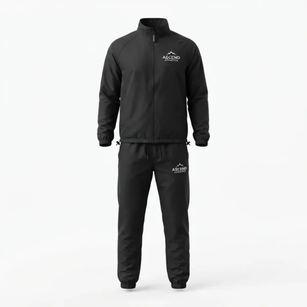 Custom Windbreaker Set – Black Minimal Set Black minimal windbreaker set