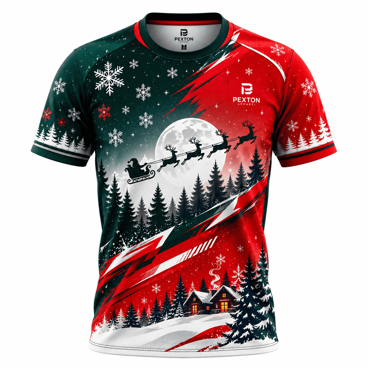 Custom Christmas Sublimated T-Shirt Custom Christmas Sublimated T-Shirt
